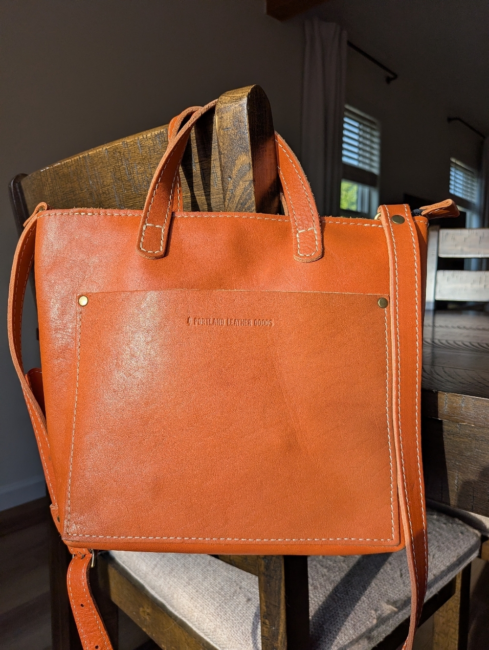 Portland Leather Satsuma Mini Zip Crossbody